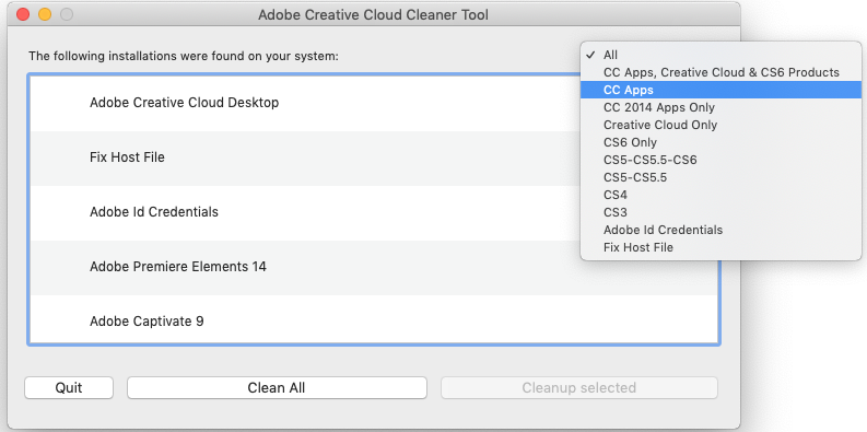 Adobe acrobat cleaner tool for mac